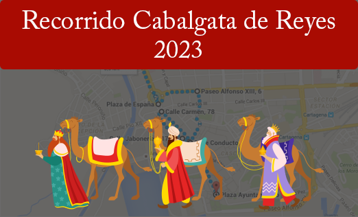 Recorrido Cabalgata Reyes 2023
